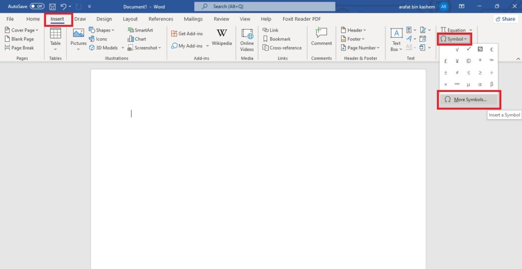 TICK SYMBOL IN WORD 4 DIFFERENT WAYS visual data 8