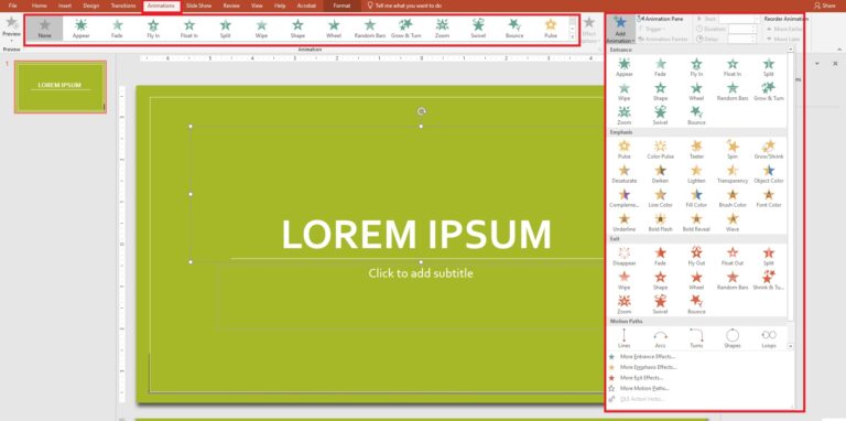 How To Make Text Appear On Click In PowerPoint - PresentationSkills.me