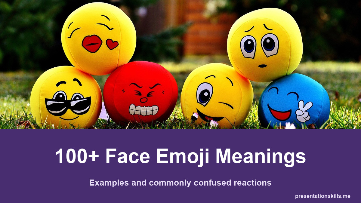 100+ Face Emoji Meanings with a topic-related photograph