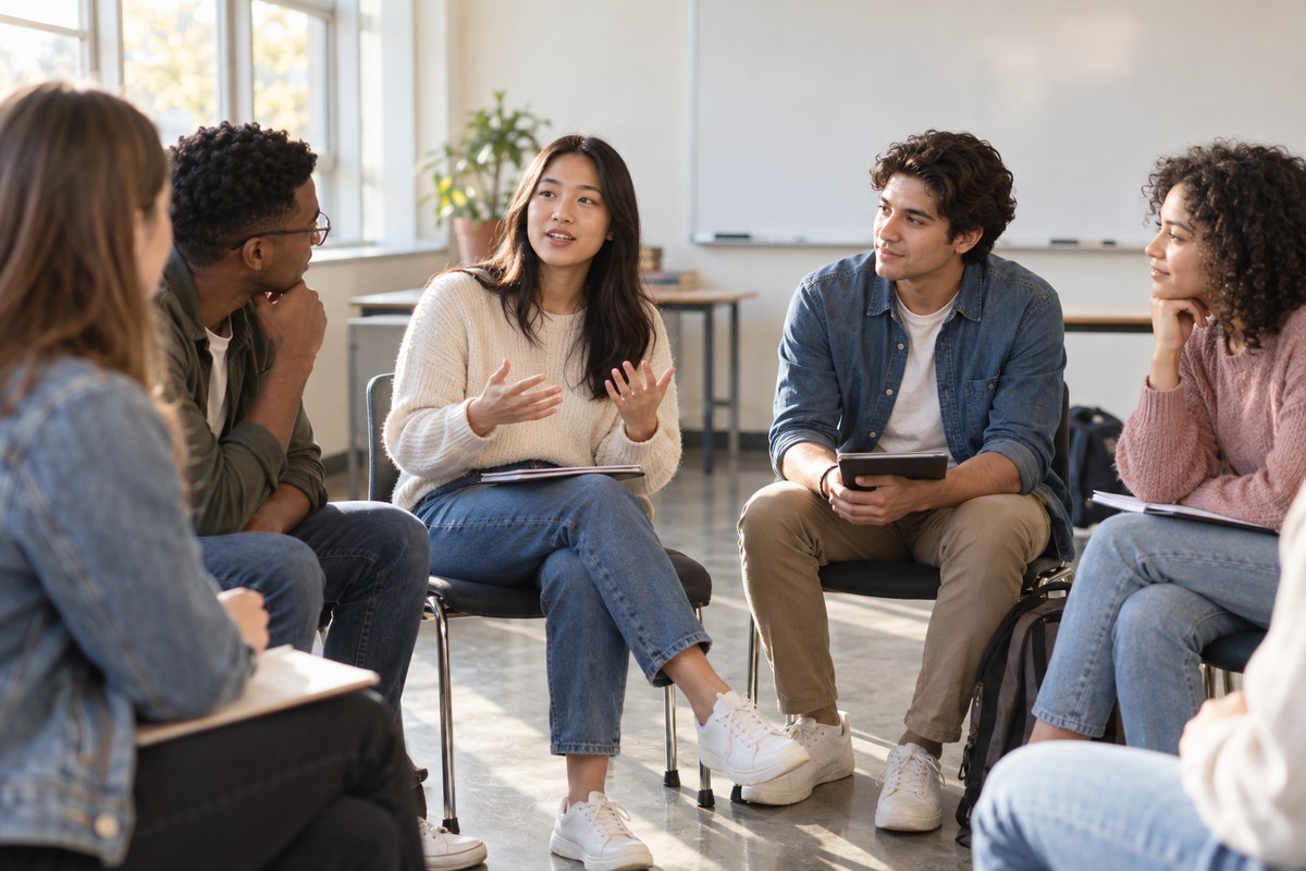 Group Discussion Topics for Students That Invite Everyone In featured photograph