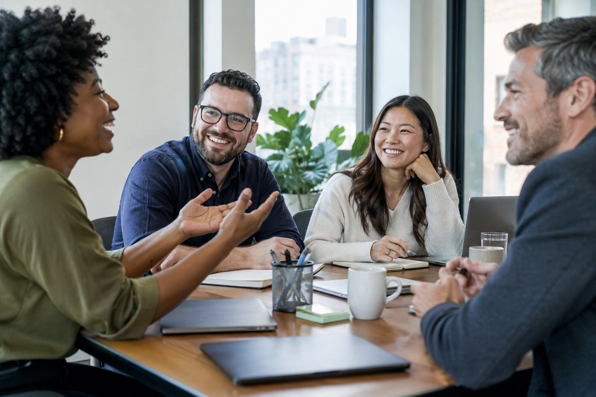 Icebreaker Questions for Work Meetings That Lead Somewhere featured photograph
